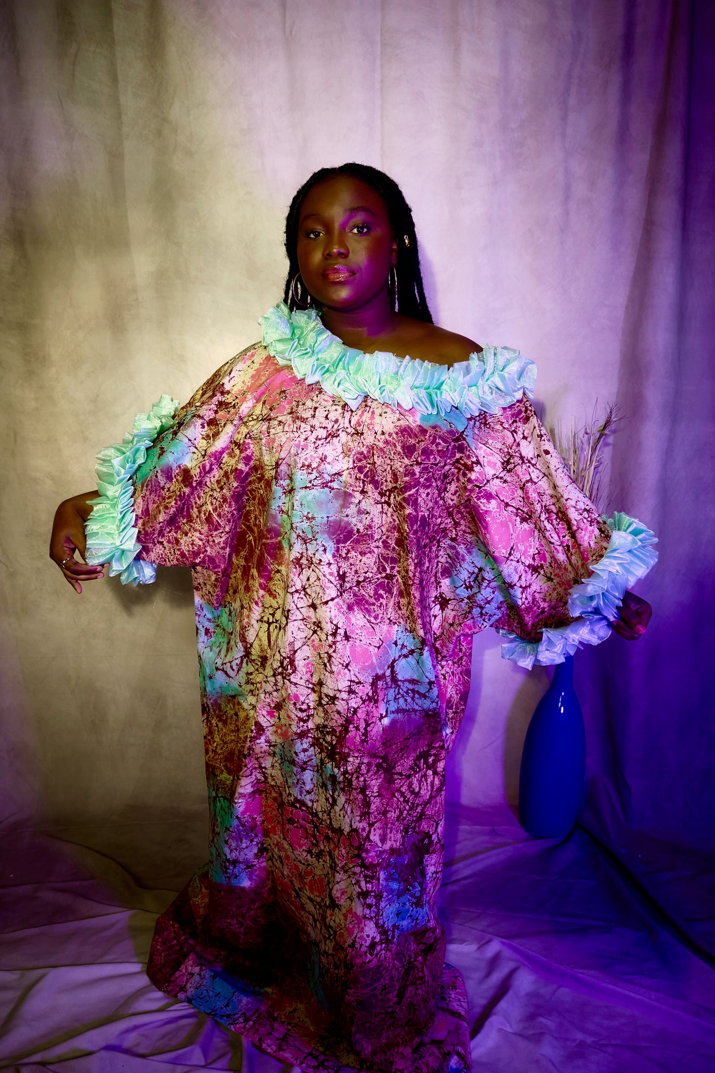 Ayaba Ruffled Dress