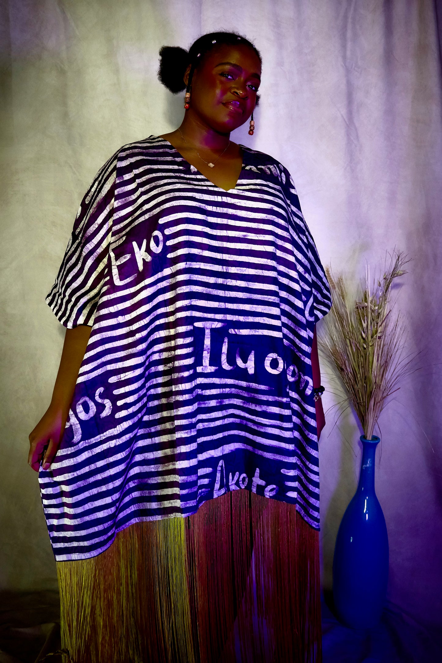 Eko Miami Fringe Dress